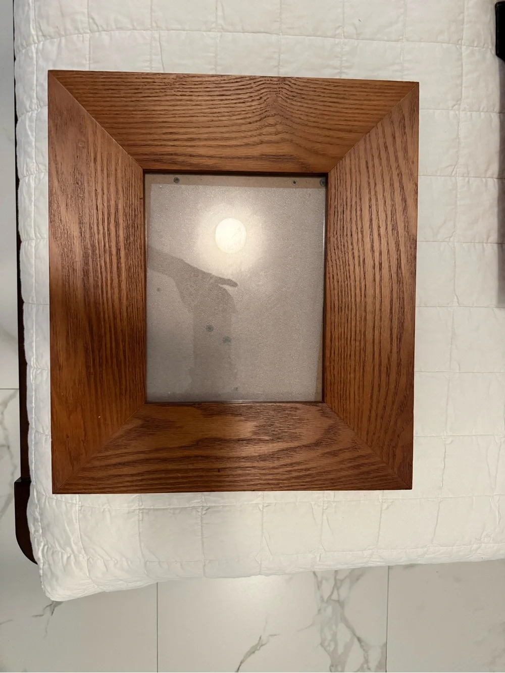 Crate&Barrel Solid Wood Picture Frame in Brown 8x10